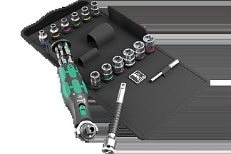 Die neuen Zyklop Pocket Sets 3 und 4 enthalten jeweils 27 Werkzeuge für metrische (Set 3) und für metrische und zöllige (Set 4) Schrauben und Muttern.