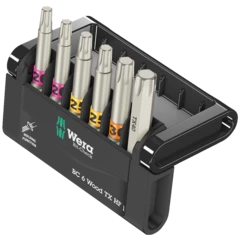 Juego Bit-Check 6 Wood TX HF 1, 6 piezas